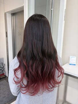 アライブ ハラジュク(ALIVE harajuku) ブリーチインナーバレイヤージュグラデーションカラー夕貴