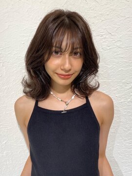 バランス 原宿 表参道(balance) モカブラウン×ミディアムレイヤー