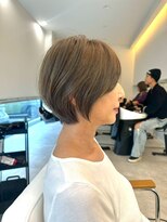 ジュベ 別府店(juve.)&nbsp;別府ショートボブ顔まわりレイヤーカット髪質改善カラー