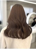 ブリーチなしヘーゼルベージュ明るめカラー