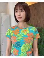 零秒女髪 千里丘店&nbsp;美髪へ導く艶髪まとまりショートボブ髪質改善髪質改善カラー艶感