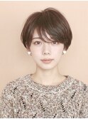 ひし形ショートボブ/大人ショートヘア/40代/50代/60代/表参道