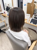 ルプラ アンテ(le-pla Ante)&nbsp;秋のツヤ感ココアブラウン＋くびれヘア