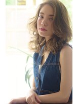 リマ(RIMA)&nbsp;【RIMA】 外国人風☆Ashベージュとカジュアルなくせ毛風パーマ