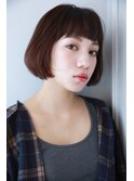 丸みのあるボブ