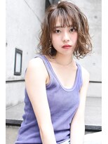 メーヴェ(Mowen)&nbsp;mowenイルミナx無造作カールxくびれセミディxエッジショート