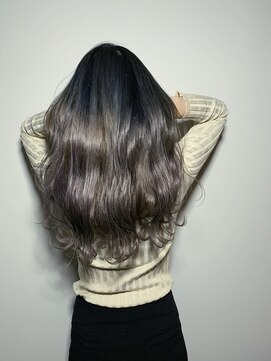 スイート ヘアデザイン(Suite HAIR DESIGN) 20代30代★ダーク艶カラー×シルバーベージュハイライト