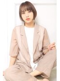ナチュラル艶髪ストレートボブa13