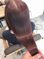 テラスヘア センダイ(TERRACE hair SENDAI)&nbsp;艶髪ピンクレッド　イノアカラー使用