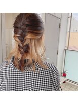 ビューティービースト 豊見城店(beauty:beast)&nbsp;インナーカラー×ヘアアレンジ