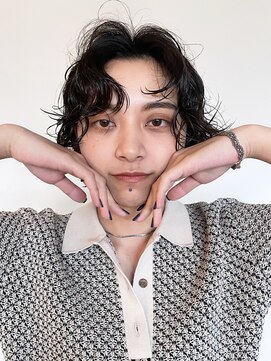 アイティーバイアルバム 松戸店(IT by ALBUM) ラフアンニュイパーマ_外ハネボブセクションカラー_39201