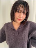 シースルーボブ
