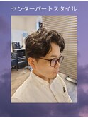 MEN’S HAIRハイライトマッシュパーマ〈理容室〉東浦和メンズ