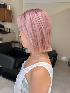 ホテリー(Hotely) ブリーチピンクカラー 【ブリーチ】【ハイトーンカラー】