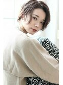【SeeK NEXT】ハンサムショート×パールグレージュ