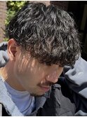 波巻きスパイラルパーマ波巻きパーマメンズマッシュパーマ横浜