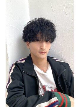 ハイプ(HYPE) ナチュラルマッシュ/韓国マッシュ/ニュアンスパーマ/メンズ/眉毛