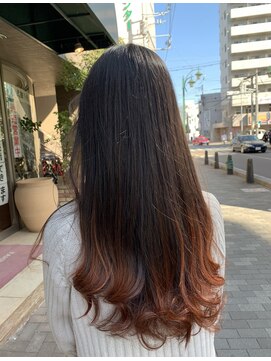 ピュア ポイント 和光店(PURE POINT) グラデーションカラー/ピンク系/オレンジブラウン