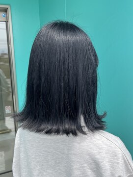 ヘアーアンドネイルサロン キララ(hair&nail salon KIRARA) ブルーブラックカラー