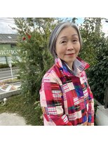 ストラール ヘア プラスフュジー(STRAAL hair +fusie)&nbsp;前下がりショートボブ