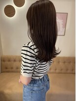 ラヴィズム 名駅店(LUVISM)&nbsp;韓国ヘアー顔周りレイヤーベージュ名古屋名駅