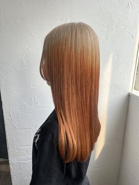 ヘアーアンドリラックス アミエ(hair&relax amie) オレンジ×ホワイトベージュ