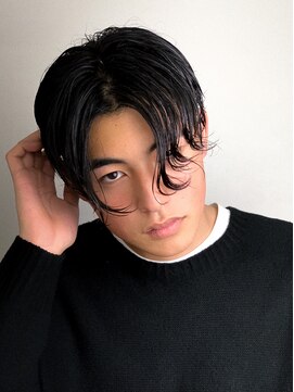 エルマーク 京橋(L-MARK) アップバングツーブロックバーバーフェードツイストメッシュ