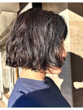 ナループロアオハナ(Nalu pu loa ohana) ボブパーマフレンチボブミニボブ外国人風パーマくせ毛風パーマ