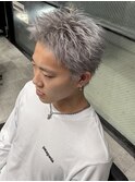短髪束感ハイトーン刈り上げジェットモヒカン