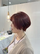 ヘアースイッチ(HAIR SWITCH)&nbsp;ショート/ハンサムショート/ワインレッドカラー