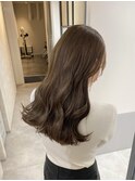 ブリーチなしオリーブベージュ