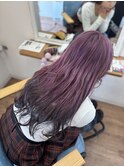エンドカラー#髪質改善#髪質改善カラー#前髪#韓国