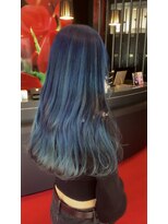 アース 鈴鹿店(HAIR&MAKE EARTH) ブルーデザインカラー