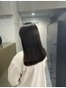 【奥田限定クーポン】ホリスティック水素ストレート+似合わせカット