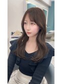 まろやかベージュカラー×韓国レイヤー