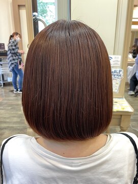 アルターリール(aL ter Rire) くびれヘア/アプリコットオレンジ/ハイライトカラー/中村郁未