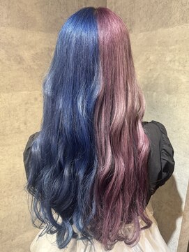 キャラ シャローネ 池袋(Chara Chalone) イベントヘア/学生ヘア／2トーンヘア/推しカラー/【たいし】