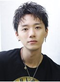 シャープパーマショート