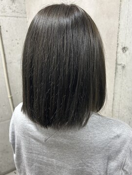 ルノン(LUNON) 暗めカラーグランマッシュデザインカラーフェイスフレーミング