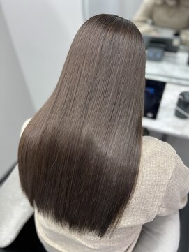ピリオド 松阪(Period.) アッシュグレー+髪質改善ケラテイン【松阪 美容室】