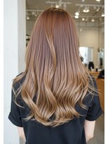 フュージョンファイブ(FUSION5) レイヤーロングベージュ20代30代40代くびれエクステ韓国ヘア