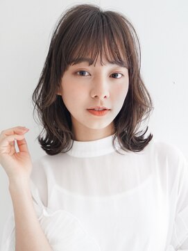 リヤン 表参道(lyann) 似合わせカットレイヤーカット小顔カット艶感オリーブグレー