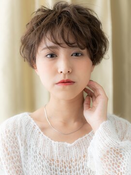 カバーヘア ブリス 北浦和(COVER HAIR bliss) 大人ガーリープードルパーマ刈り上げショートA6北浦和30代40代