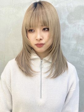 ダブルトーキョー シブヤ(W-TOKYO SHIBUYA) 【ウルフカット】レイヤーカット ハイトーン ブリーチ