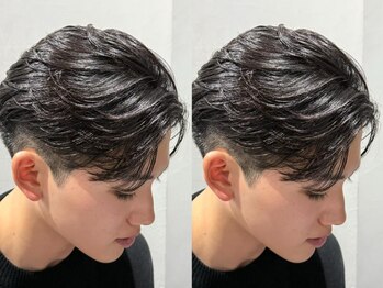 ドアーズ 西金沢(DOORS)の写真/不自然に真っ直ぐにしない、動きと丸みを残すメンズ縮毛矯正。一人ひとりの髪質やクセに合わせたご提案◎