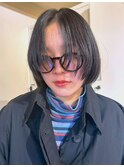 丸みショートボブ