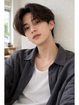 エトラ 渋谷店(etora) シースルーセンターパートストレートセンターパート韓国ヘア