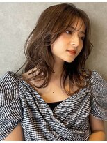 クラヴィアエクラート なんば店(CLAVIA.ECLART)&nbsp;髪質改善/コテ巻き/ベージュ/ミディアム