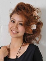 カットインソーレ 光町店(Cut Inn Sole) フロントポンパドールでふんわりとしたサイドアップ