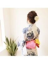 ルヴェール(Le Vert)&nbsp;大人可愛いゆるふわヘアセット&浴衣着付け☆